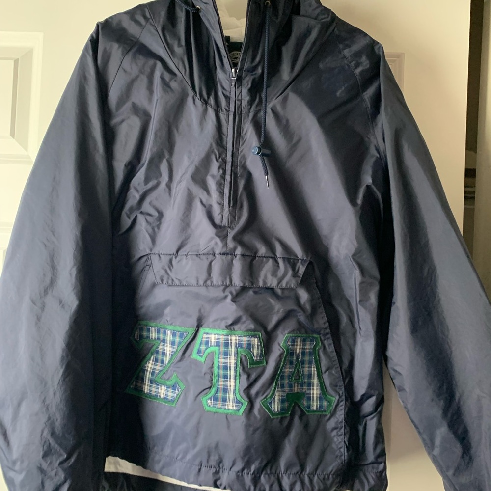 ZETA TAU ALPHA windbreaker jacket.